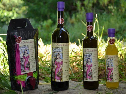Huile d'Olive de variétés Olivière & Picholine - Fruité Vert  