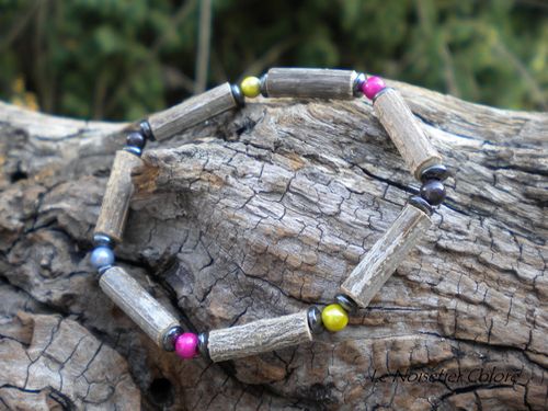 Bracelet en bois d'olivier - Adulte Simple